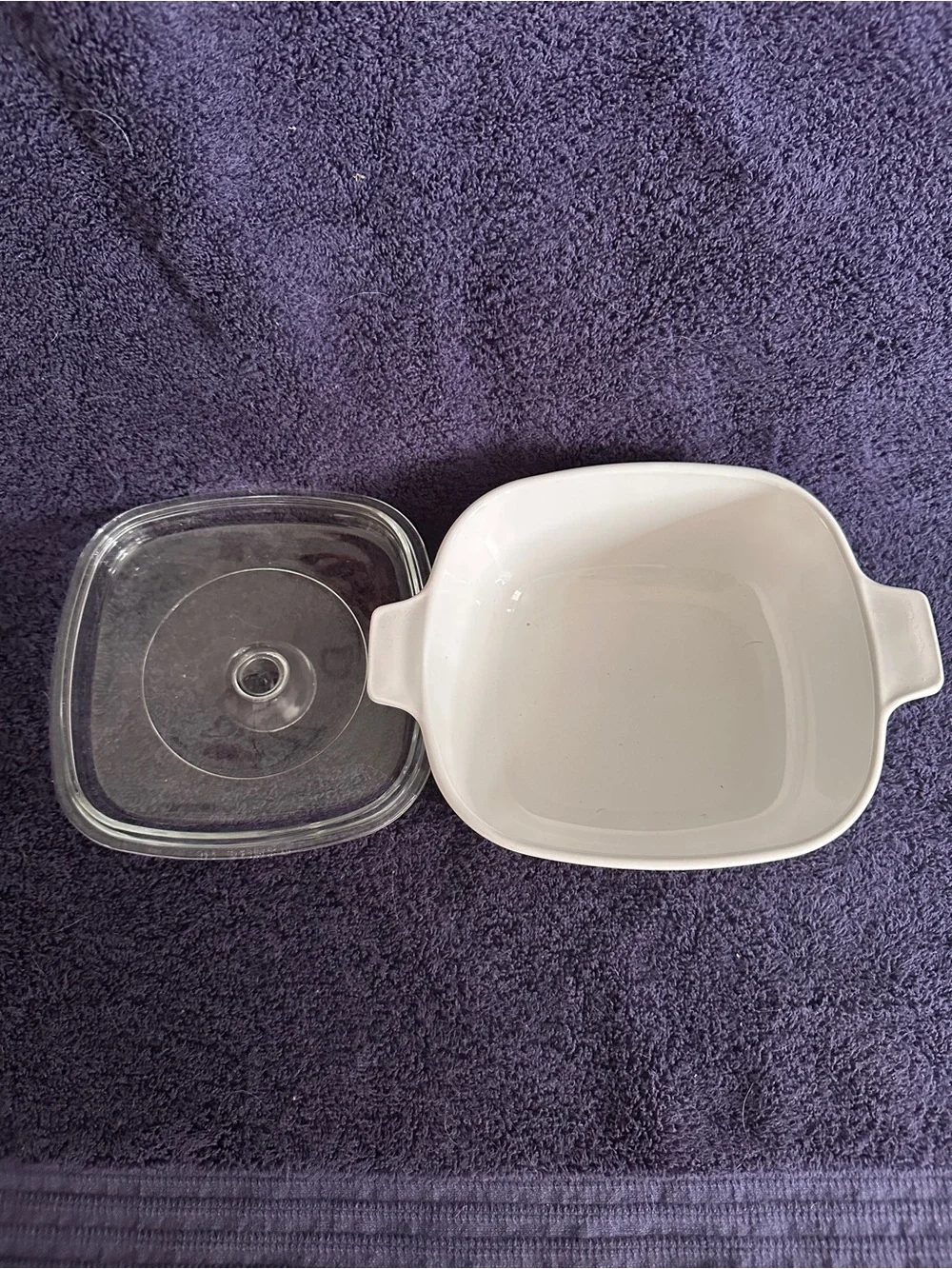 Corning Ware Blue Cornflower 1½ Qt Casserole P-1 1/2-B with PYREX A7C Lid